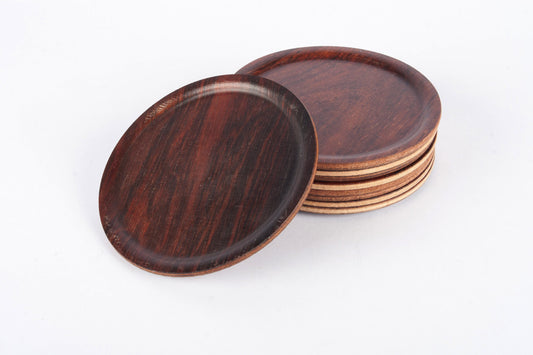 Rosewood coasters