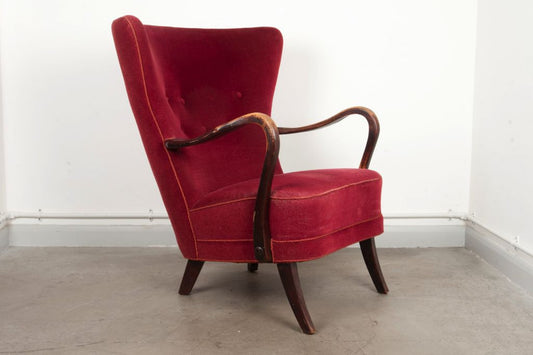 1940s wingback chair