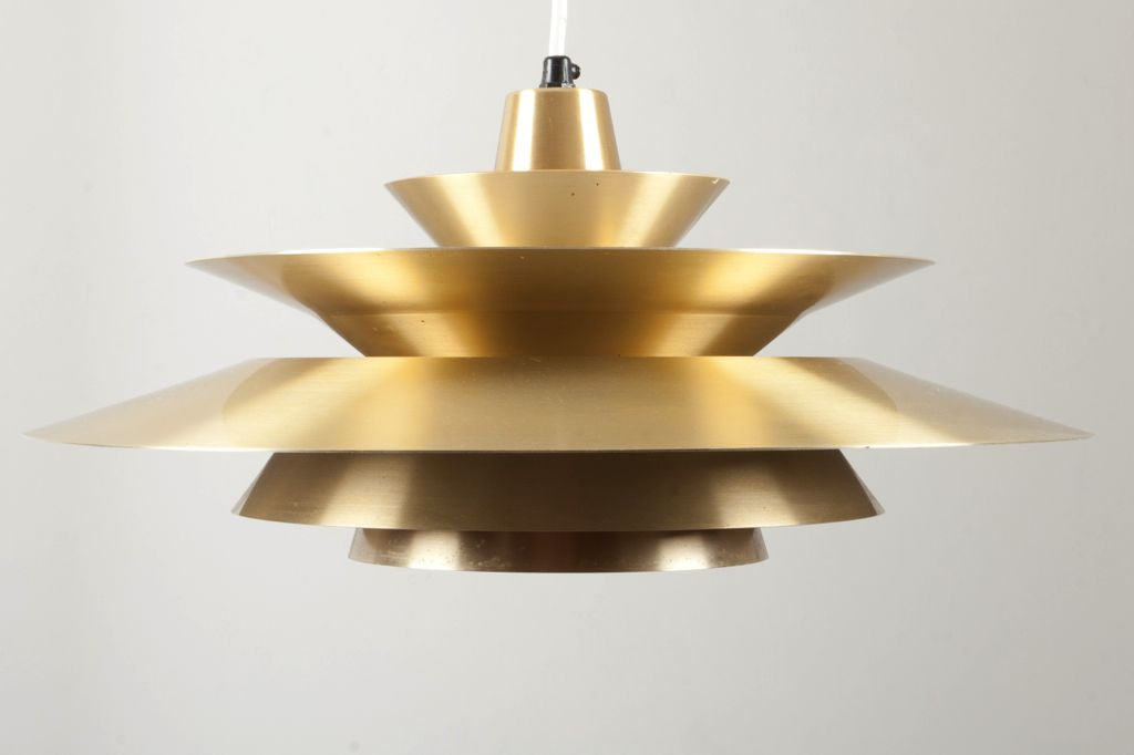 Brass ceiling lamp no .1