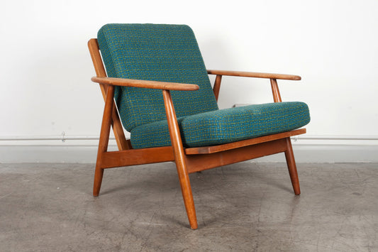 Oak lounge chair