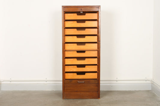 Oak / birch filing unit