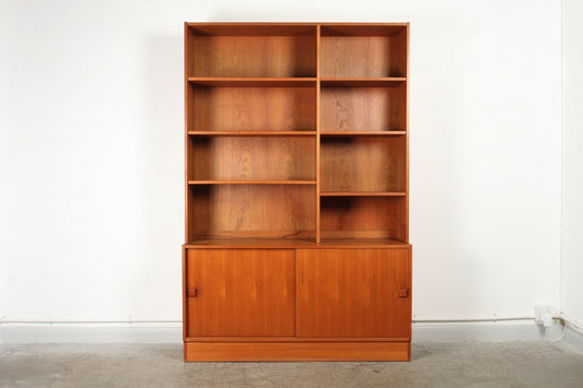 Teak wall unit by Domino MÌübler