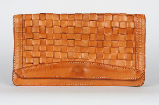 Leather clutch