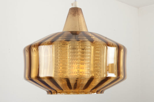 1950s glass ceiling lamp