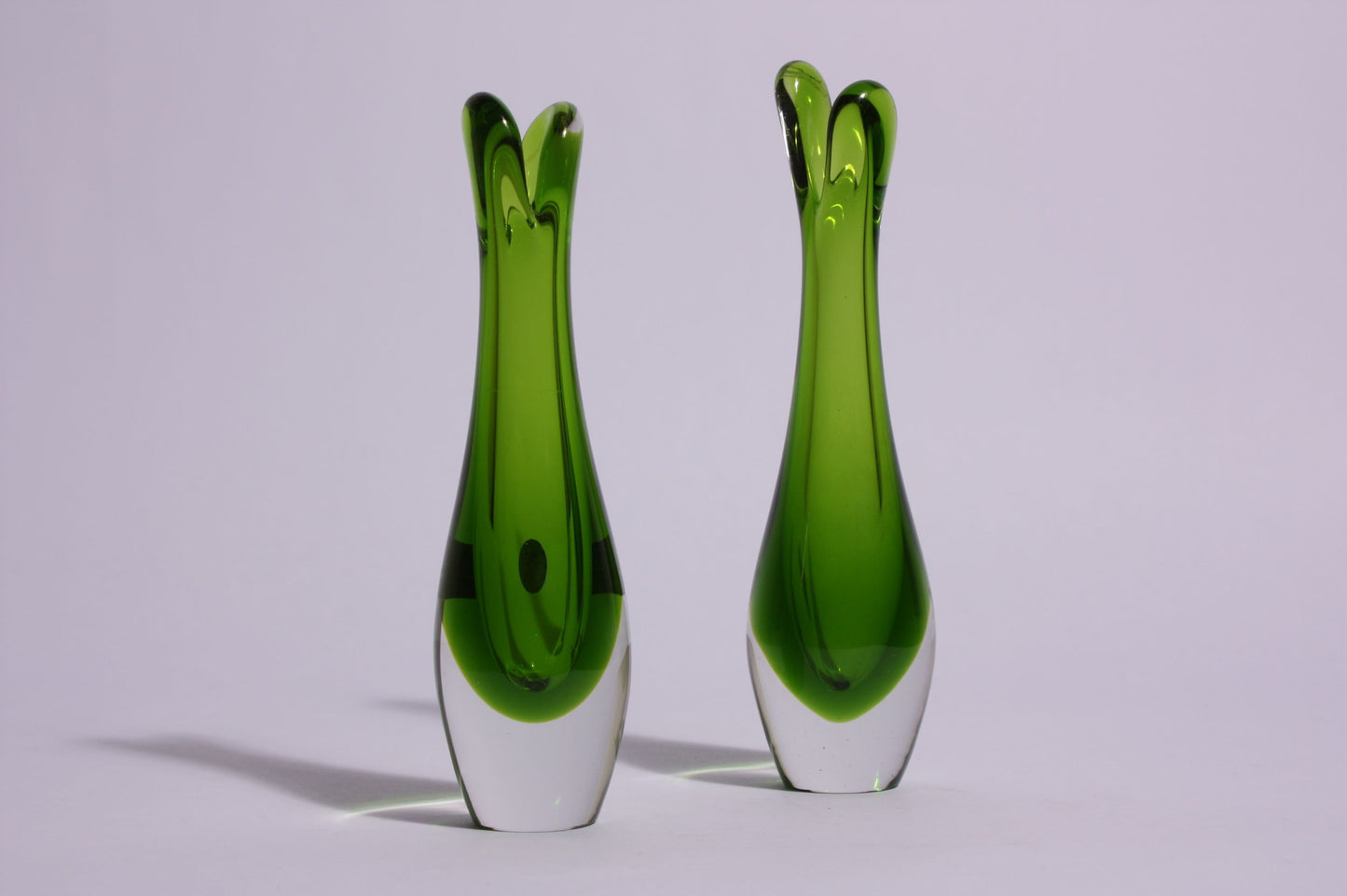 Pair of bud vases by Holmegaard