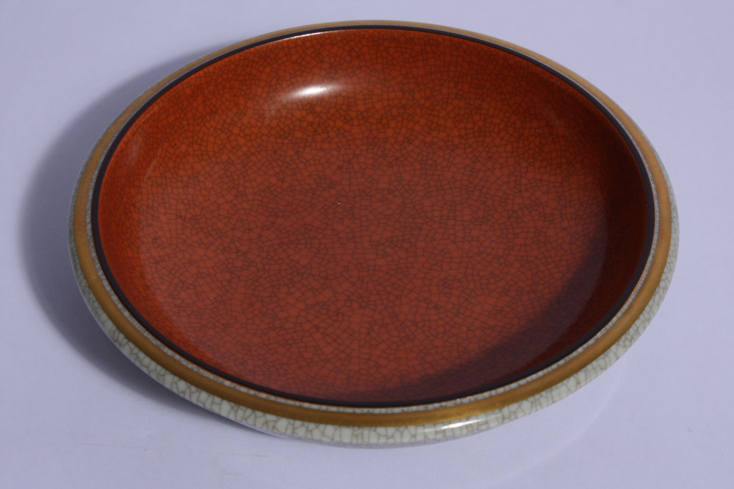Royal Copenhagen crackleware plate no. 2