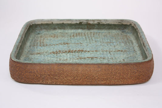 Large stoneware tray