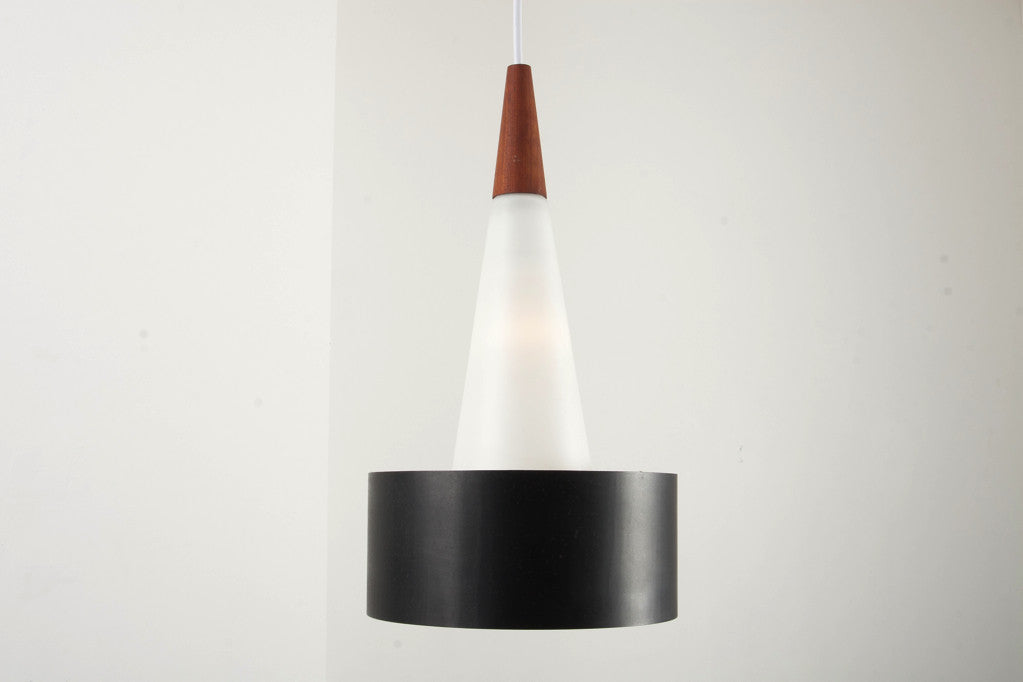 Glass cone ceiling lamp