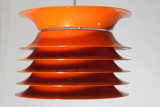 Orange ceiling lamp