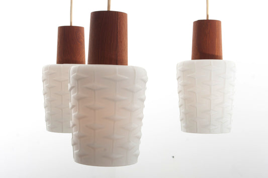 Three headed ceiling lamp