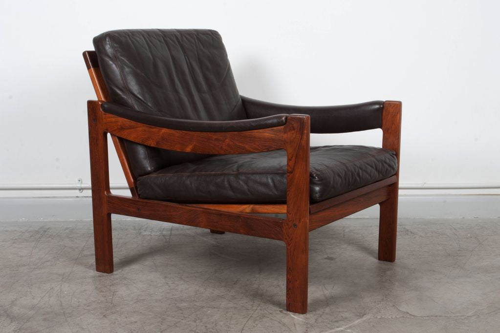 Rosewood lounge chair