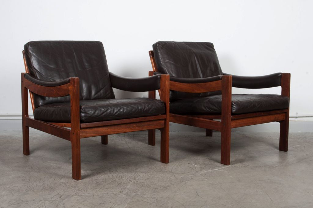 Rosewood lounge chair