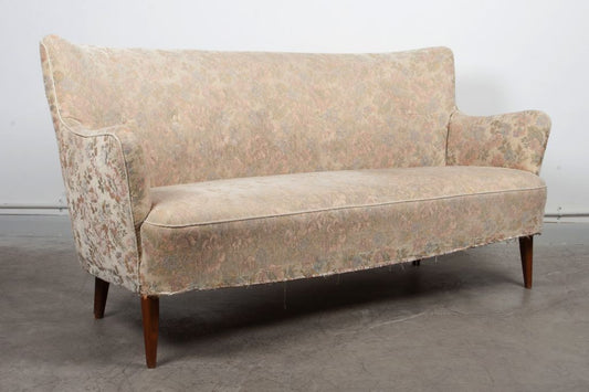 1940s organic shaped three seater