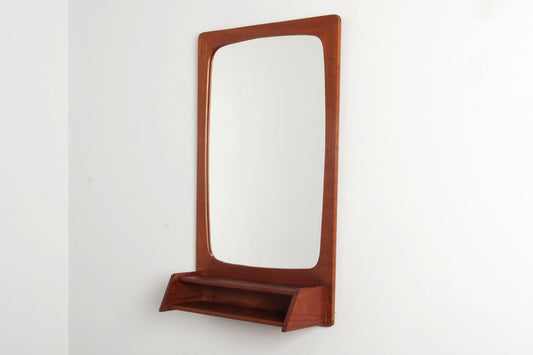 Mirror with shelf