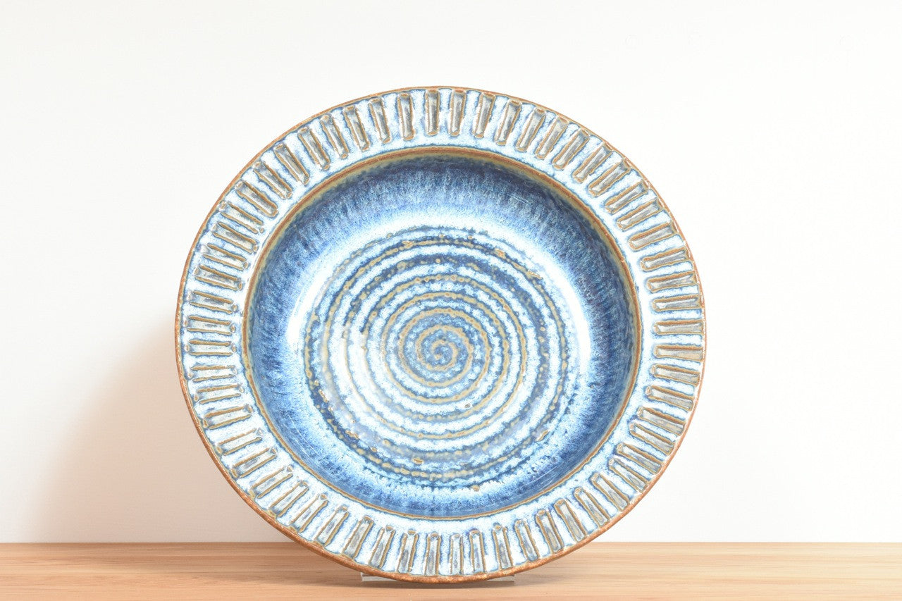 Light blue dish by Søholm Stentøj