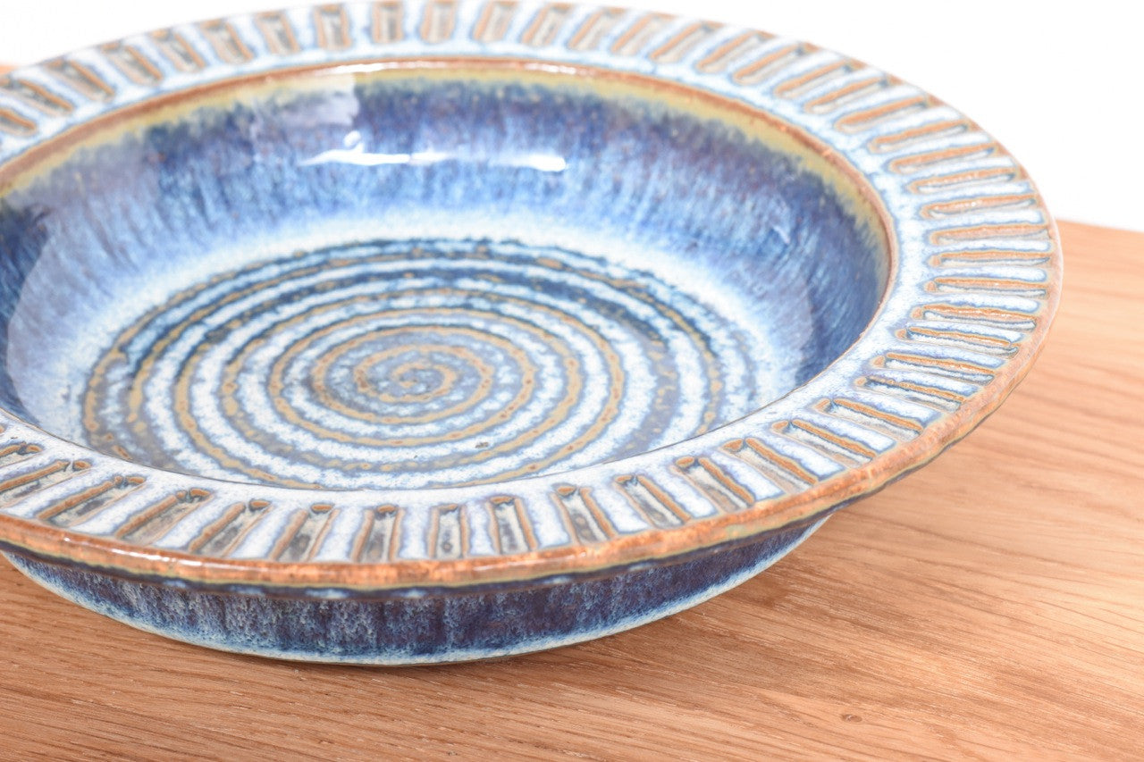 Light blue dish by Søholm Stentøj
