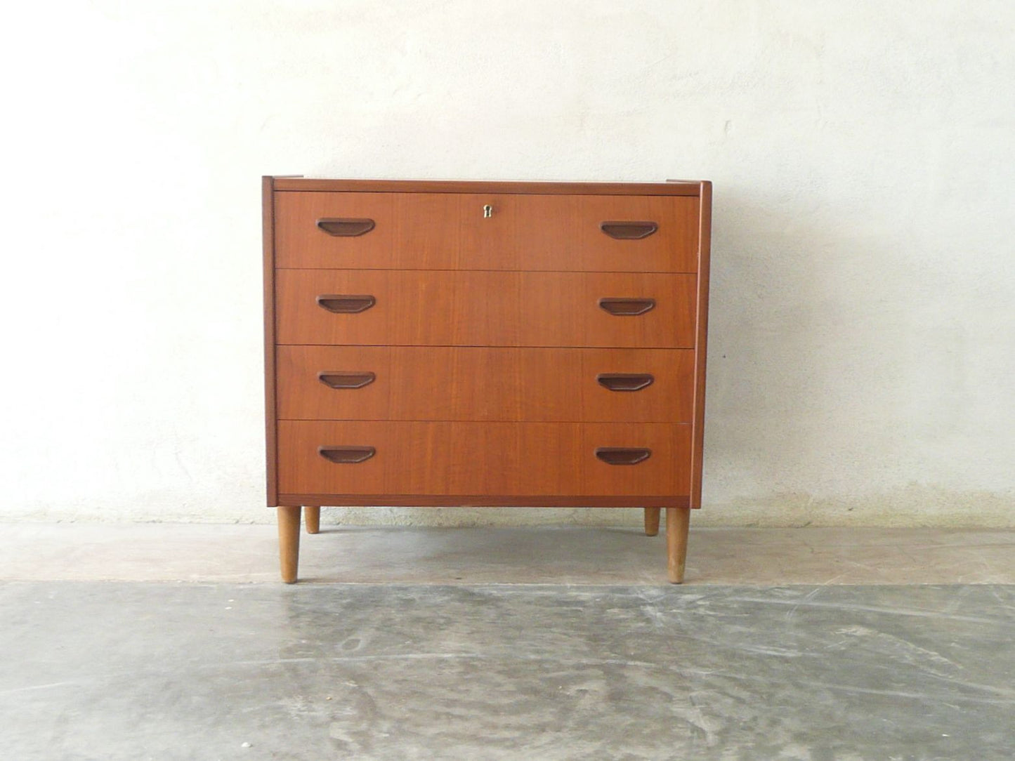Short chest of four drawers by P. Westergaard