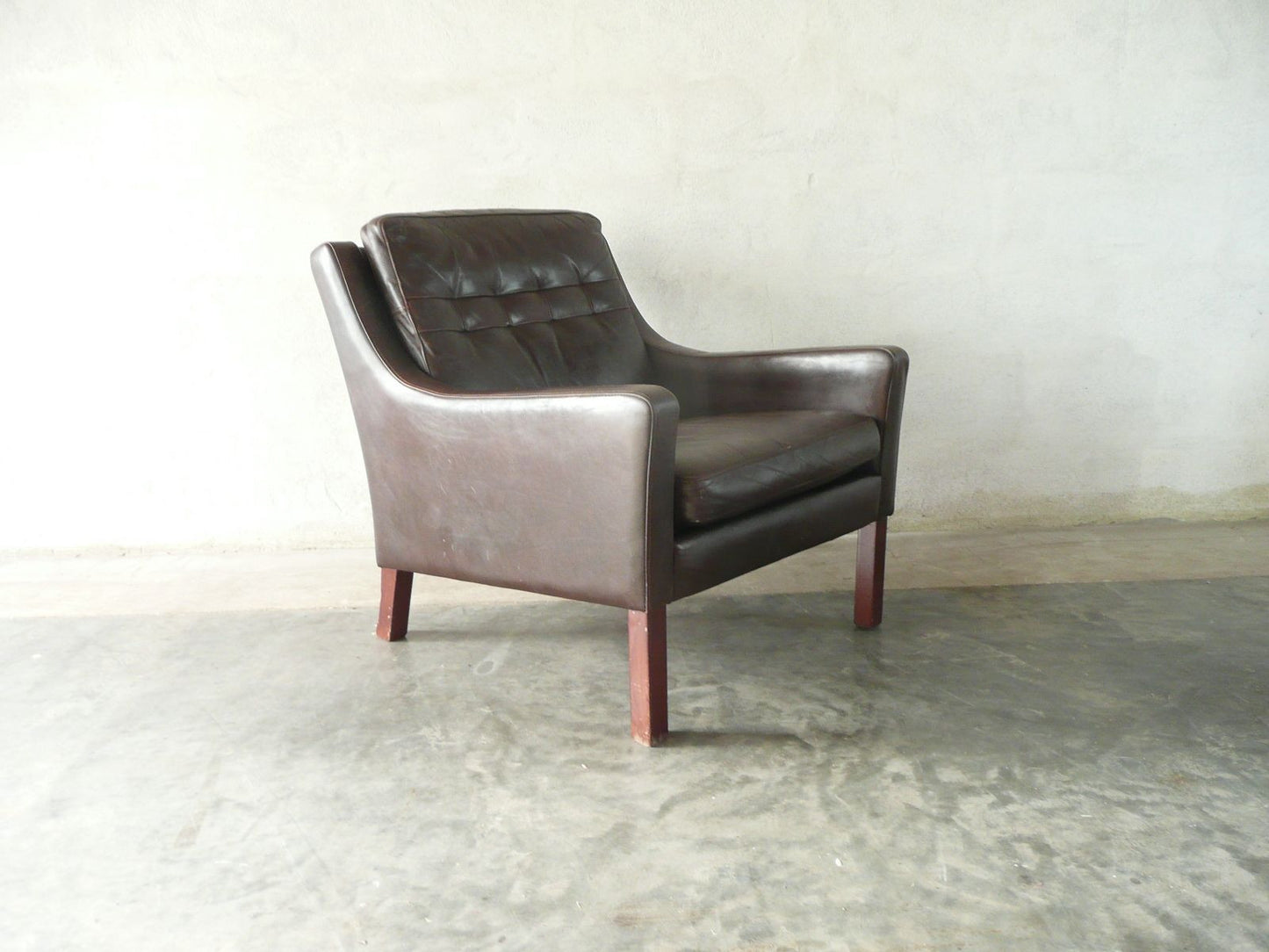 Leather club chair no. 2