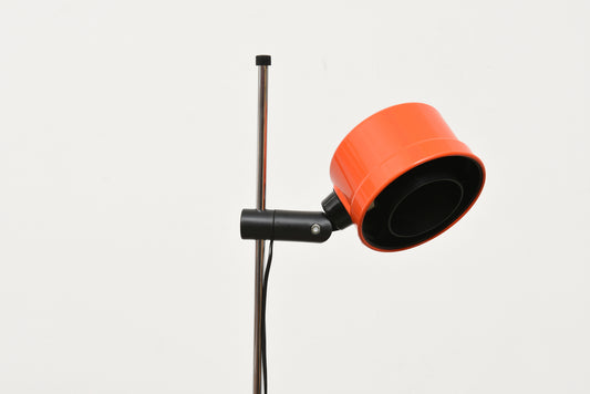 1980s Swedish orange floor lamp