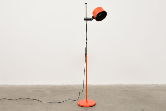 1980s Swedish orange floor lamp