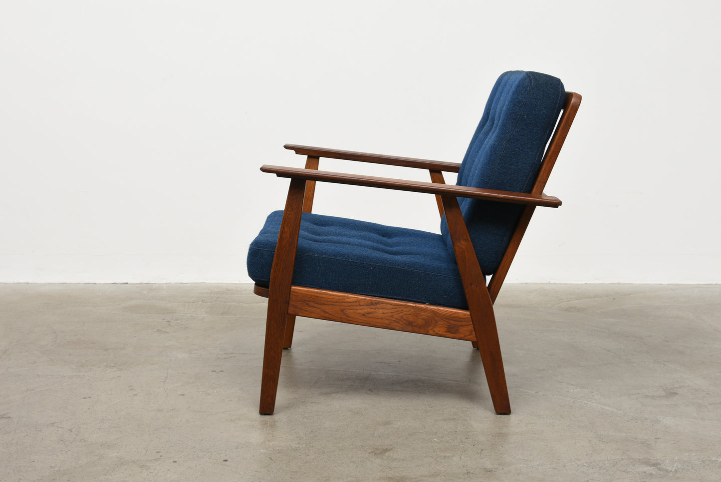 1950 teak + oak lounge chair