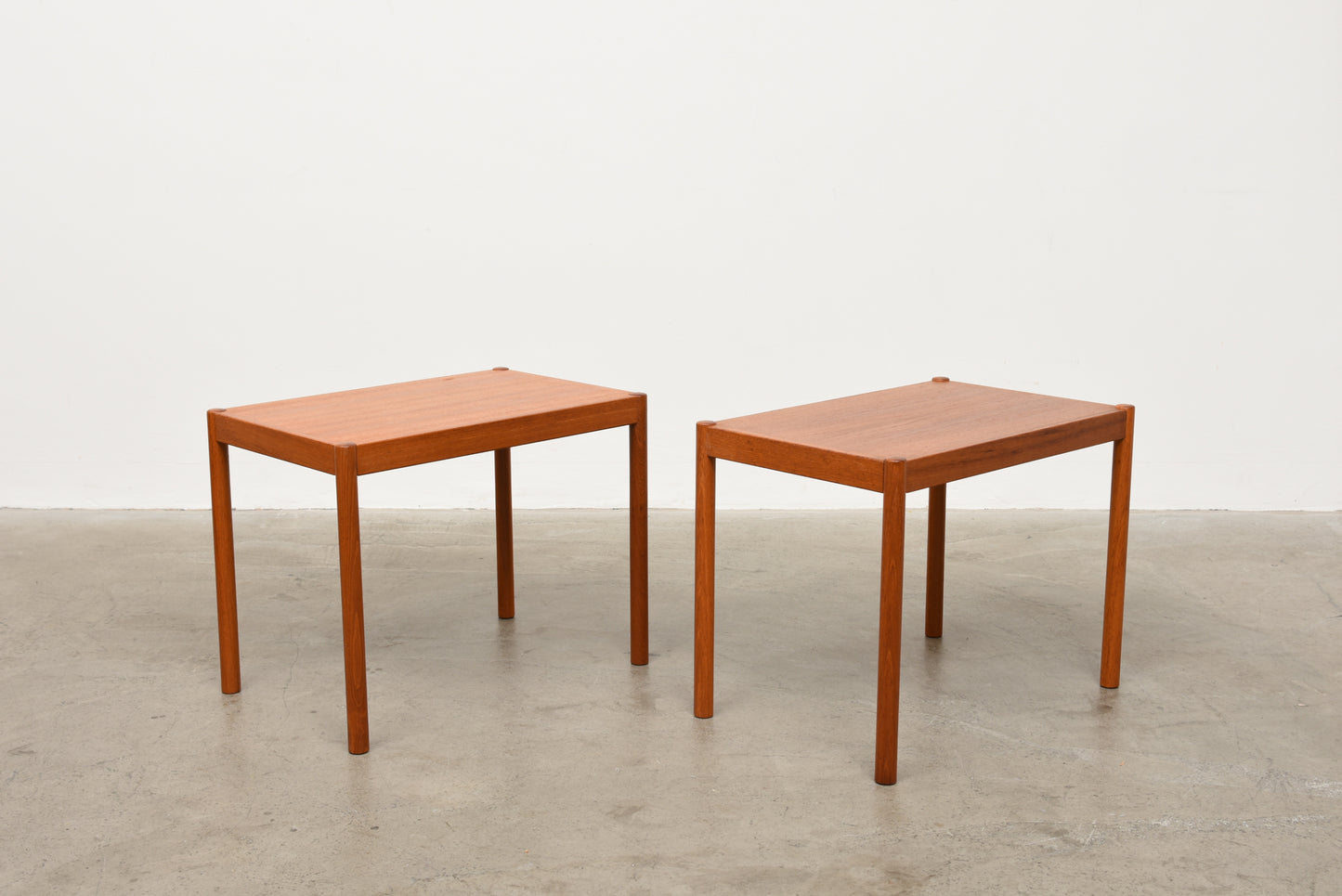 One available: 1960s teak side tables