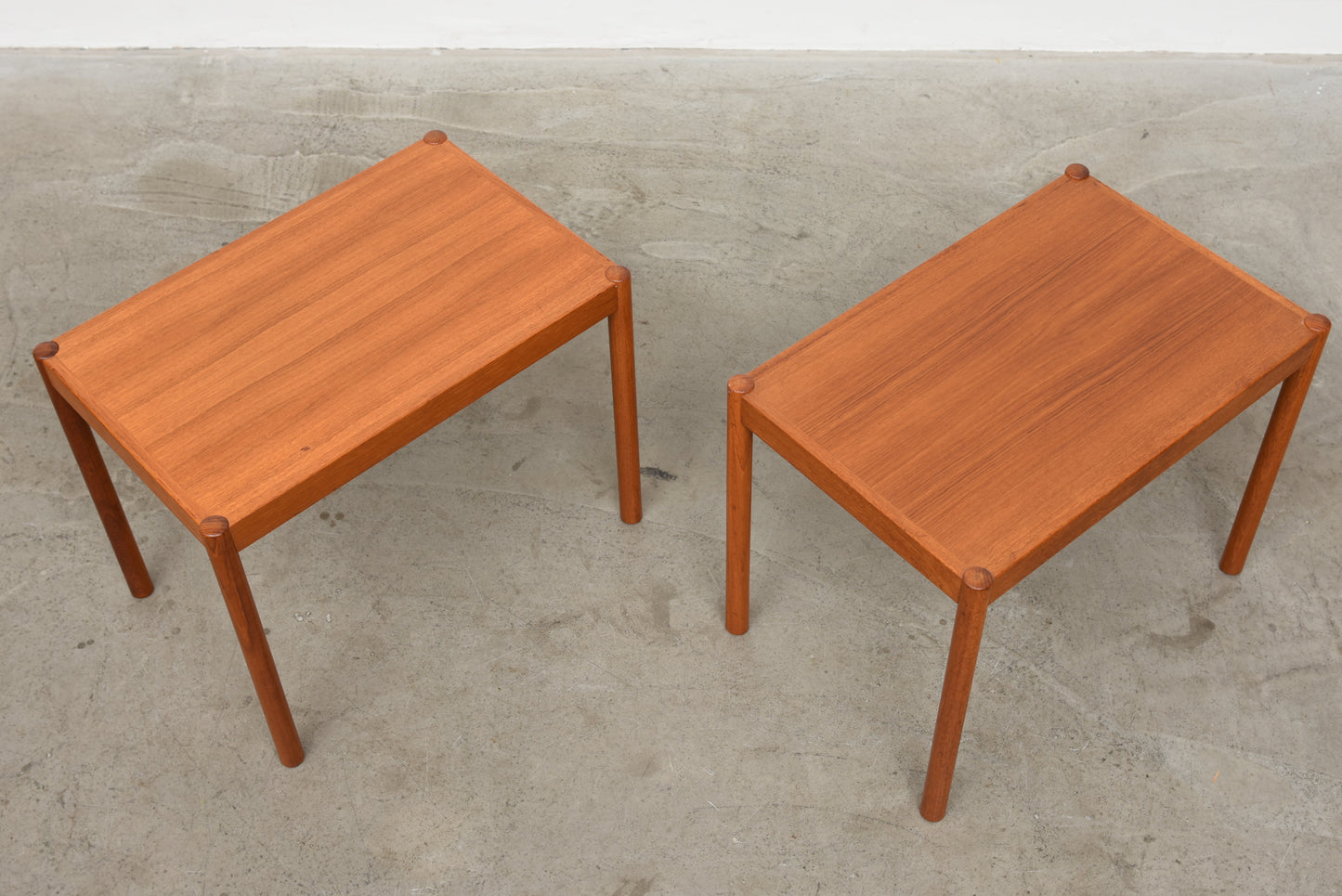 One available: 1960s teak side tables