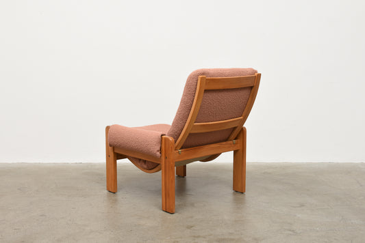 1960s lounger + foot stool by Yngve Ekström