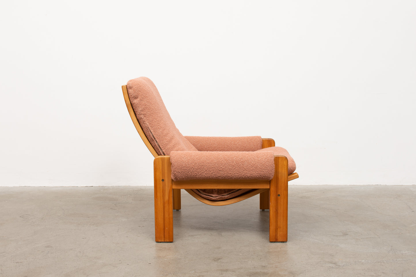 1960s lounger + foot stool by Yngve Ekström