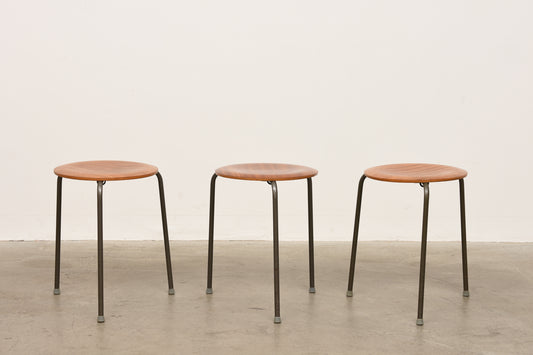 Two available: 1950s Danish stools