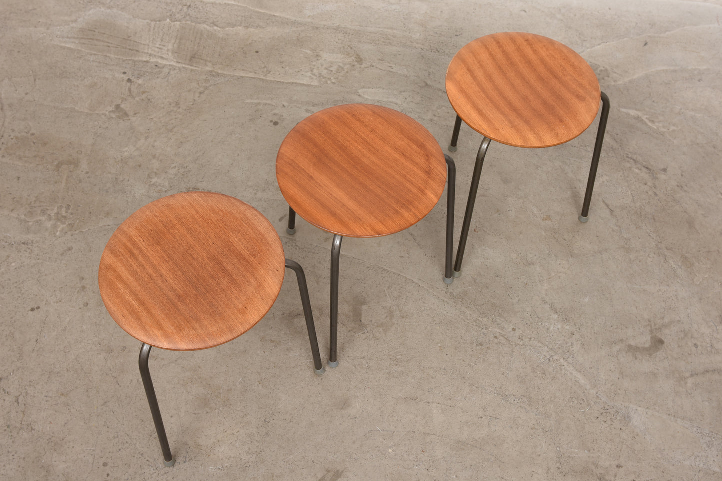 Two available: 1950s Danish stools