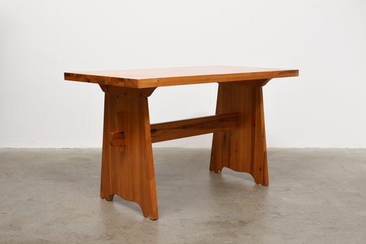1970s Swedish pine dining table no. 1