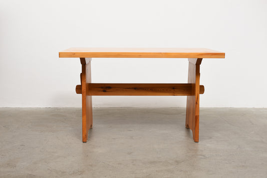 1970s Swedish pine dining table no. 1