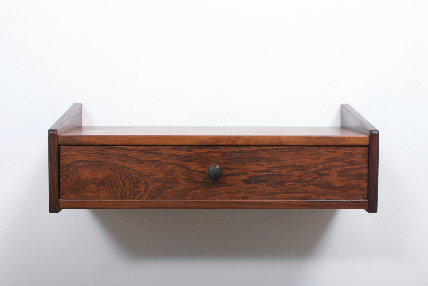 Rosewood floating shelf