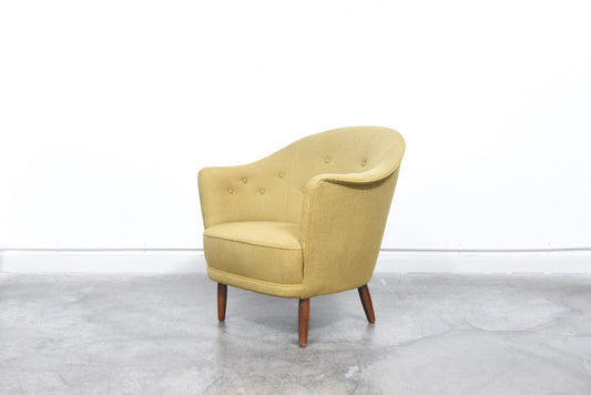 1950s mustard occasional chair