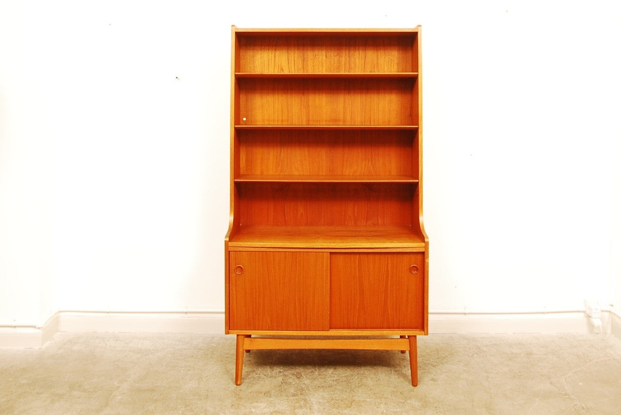Teak bookshelf / storage cabinet