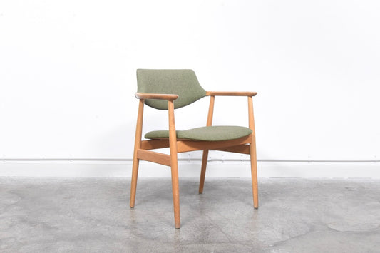 Oak desk chair by Erik Kirkegaard