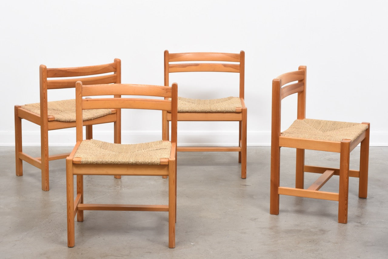 Set of four dining chairs by Børge Mogensen