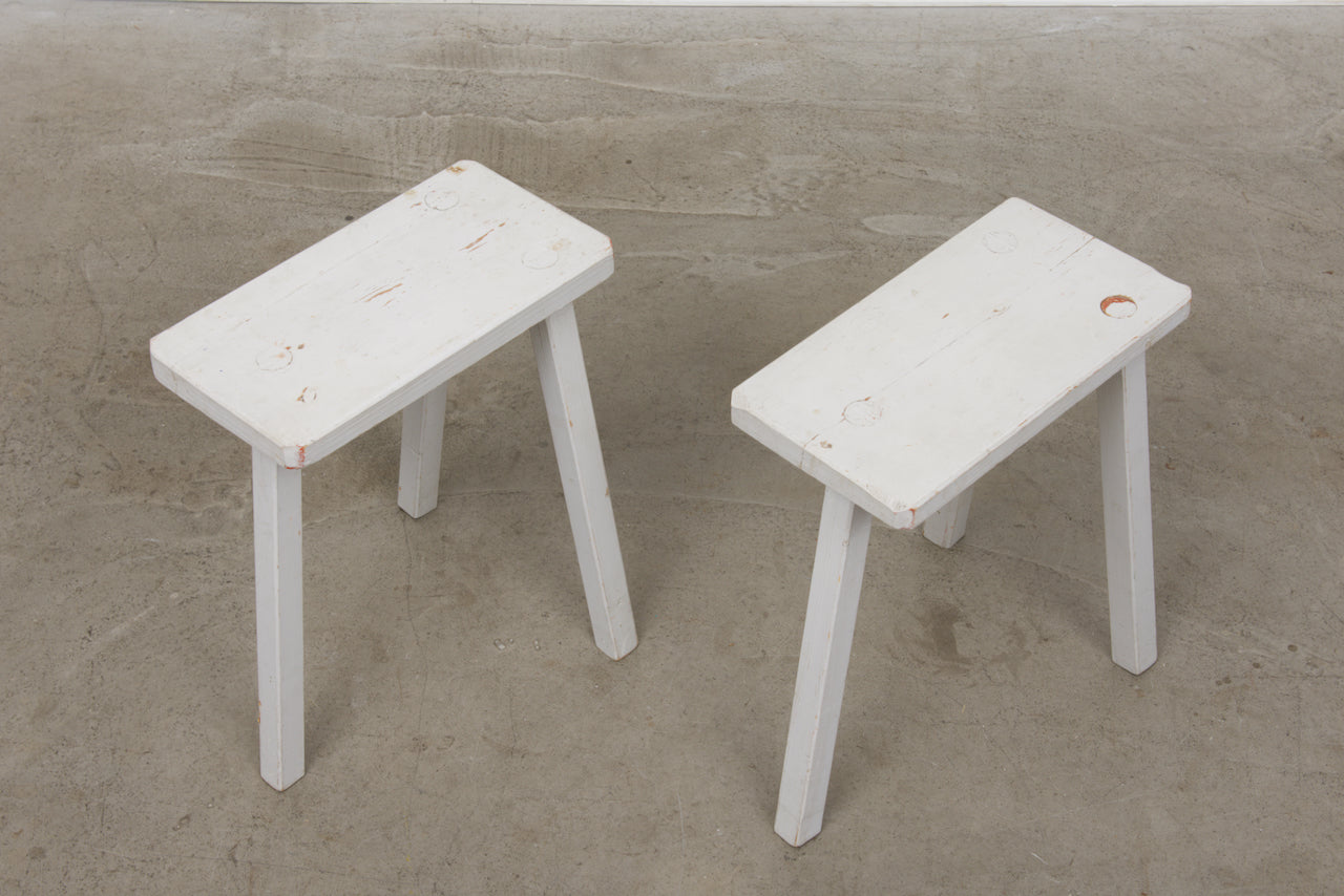 Two available: Swedish pine stools