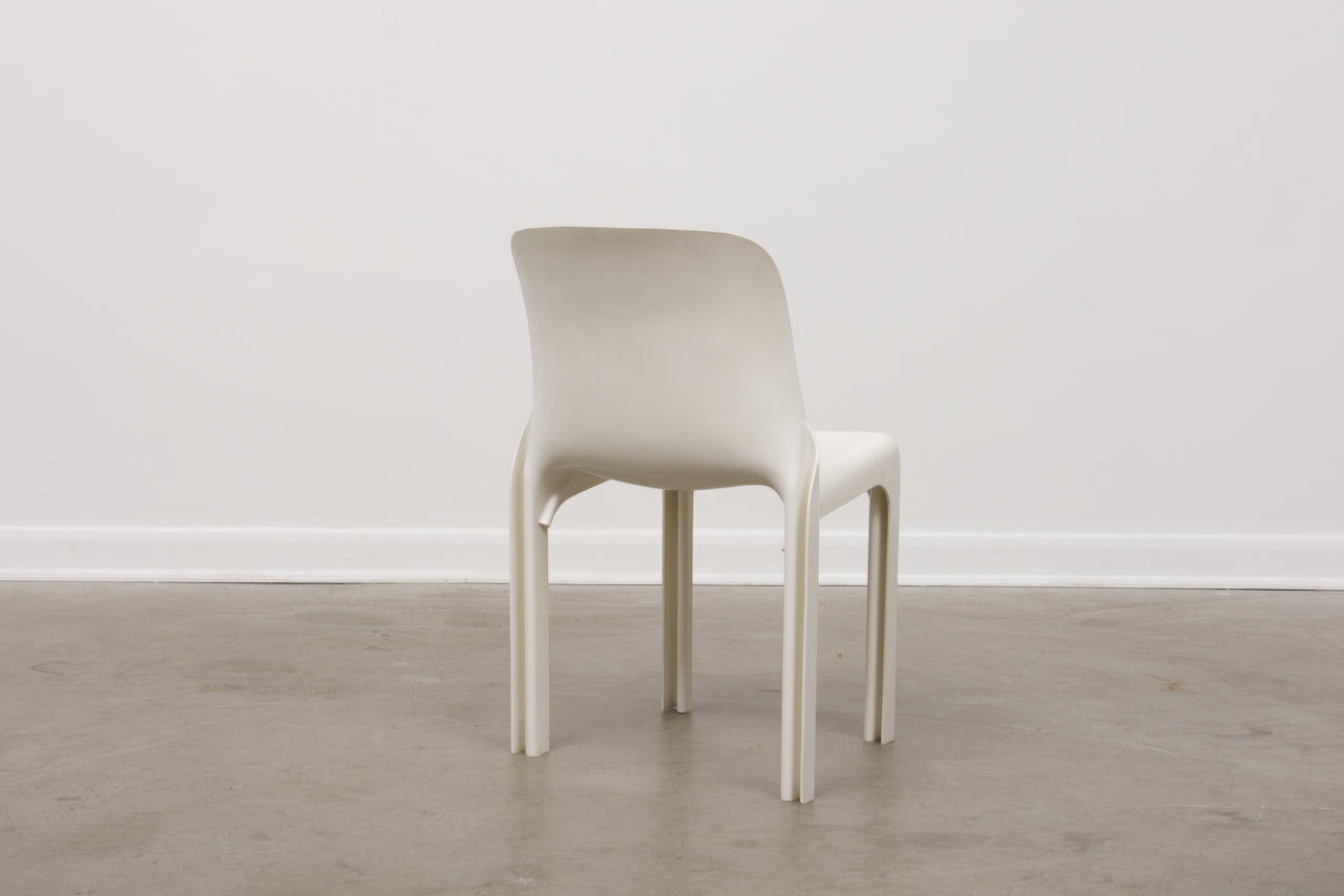 Set of four Selene chairs by Vico Magistretti