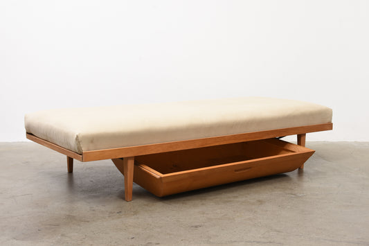 1950s oak day bed by Horsnæs Møbler