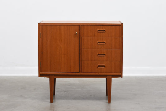 Short teak sideboard