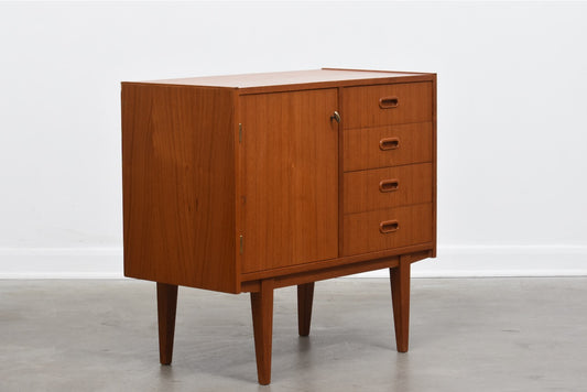 Short teak sideboard