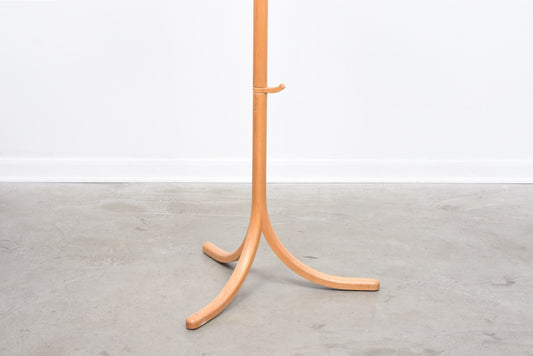 Vintage beech + oak coat stand