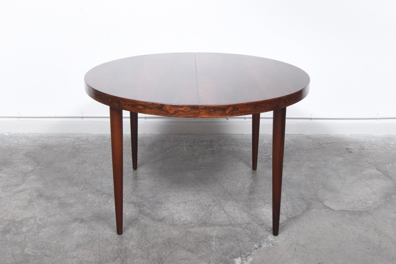 Rosewood dining table by Kai Kristiansen