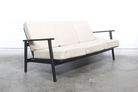 Beech three seat sofa