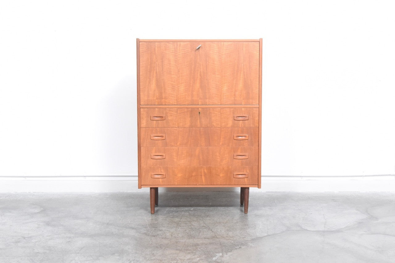 Teak bar cabinet