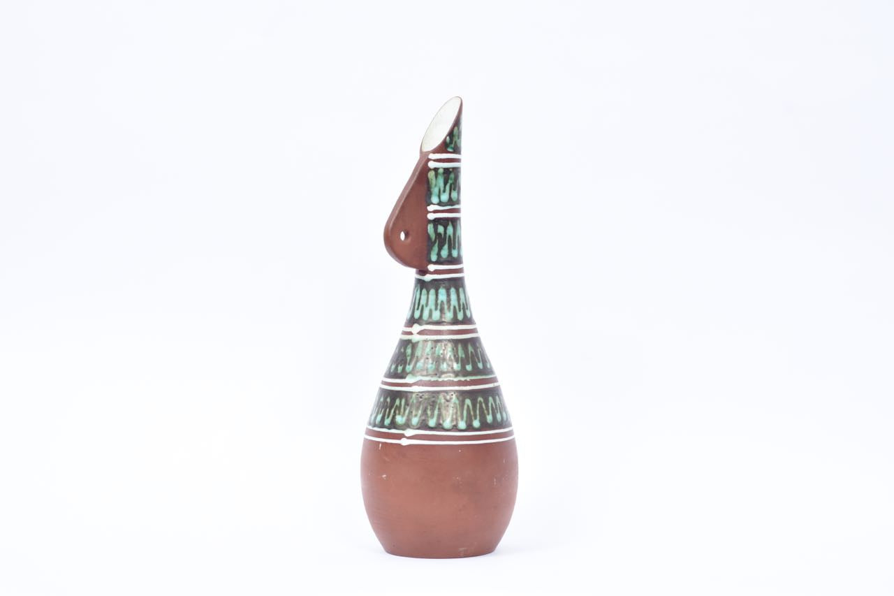 Tall Norwegian bud vase by Graverens Teglverk