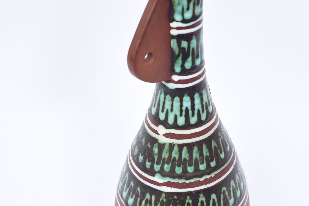 Tall Norwegian bud vase by Graverens Teglverk