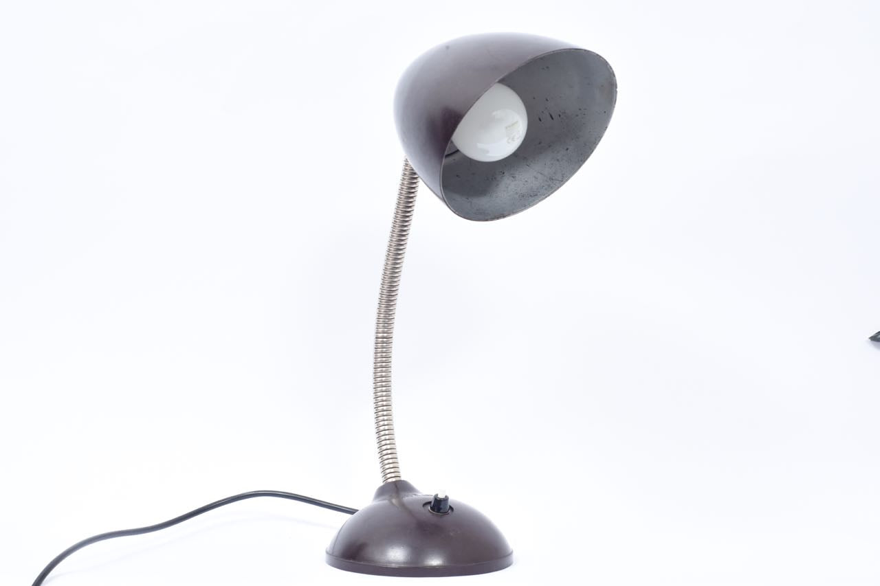 German enamel desk lamp